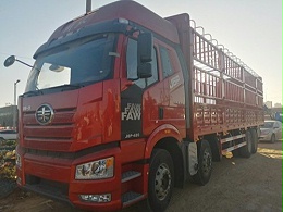 元览解说：解放新J6p8X4仓栅式载货车，重载当如是