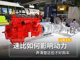 元览科普：速比如何影响动力 弄清楚这些才好购车